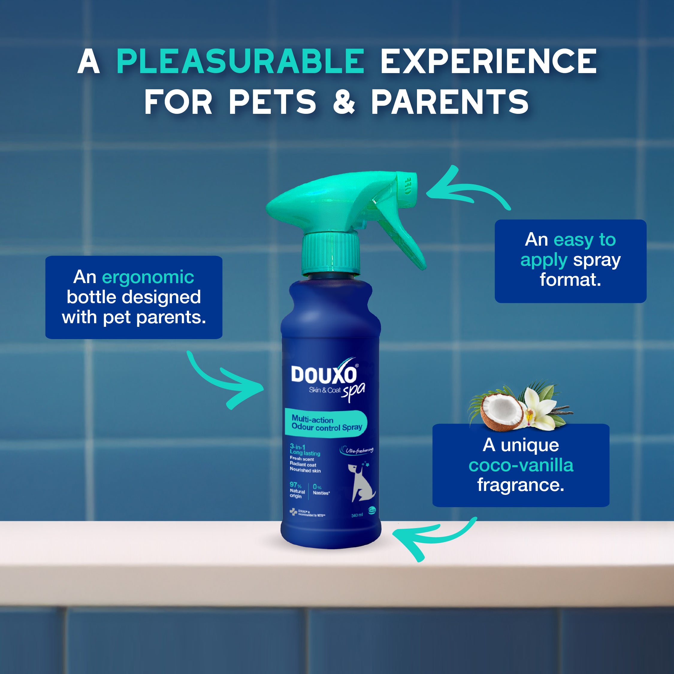 DOUXO® SPA Multi-Action Odour Control Spray
